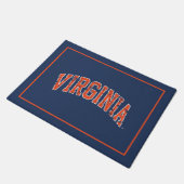 Virginia Wordmark erschüttert Fußmatte (Schrägansicht)
