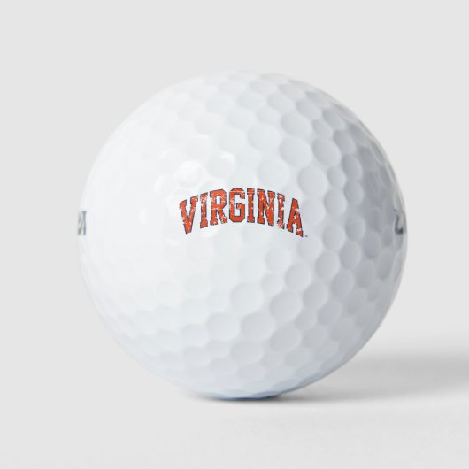Virginia Wordmark erschüttert Golfball (Vorderseite)