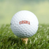 Virginia Wordmark erschüttert Golfball (Insitu T-Shirt)