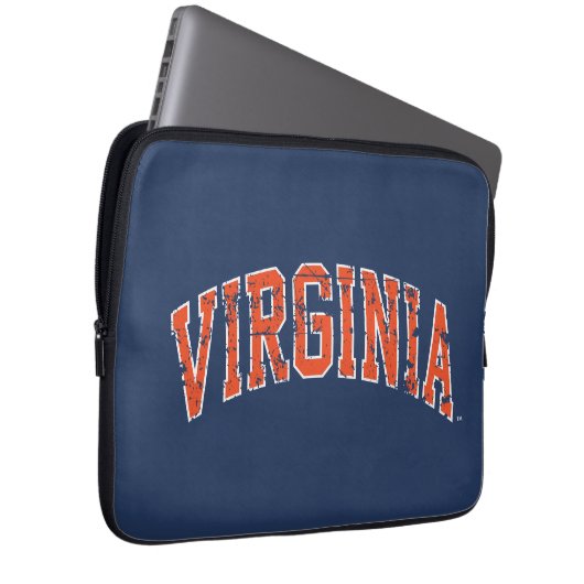 Virginia Wordmark erschüttert Laptopschutzhülle (Vorne Rechts)