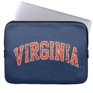 Virginia Wordmark erschüttert Laptopschutzhülle