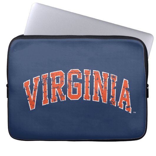 Virginia Wordmark erschüttert Laptopschutzhülle (Vorderseite)