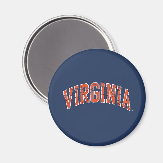 Virginia Wordmark erschüttert Magnet (Vorderseite/Rückseite)