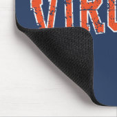 Virginia Wordmark erschüttert Mousepad (Ecke)