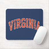 Virginia Wordmark erschüttert Mousepad (Mit Mouse)