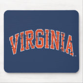 Virginia Wordmark erschüttert Mousepad (Vorne)