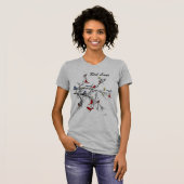 Virginia Wright Bird Lover Birdwatcher T-Shirt (Vorne ganz)