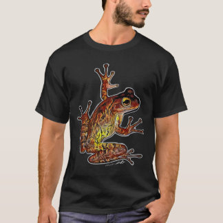 Virginia Wright großes Frosch-Grafik-T-Shirt T-Shirt