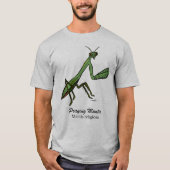 Virginia Wright Praying Mantis, Insekt Graphic T-Shirt (Vorderseite)