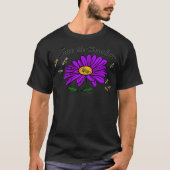 Virginia Wright Save the Honeybees Floral Premium T-Shirt (Vorderseite)
