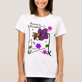 Virginia Wright schützt die Honigbienen vor der Bl T-Shirt