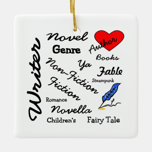 Virginia Wright Writer Author Novelist Ornament (Vorderseite)