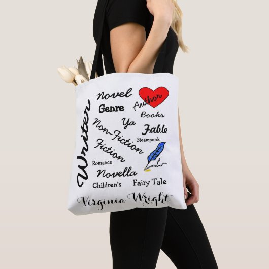 Virginia Wright Writer-Author Worte Personalisiert Tasche (Von Nahem)