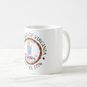 Virginia-Zeichen Kaffeetasse (VorderseiteRechts)