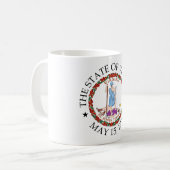 Virginia-Zeichen Kaffeetasse (Vorderseite Links)