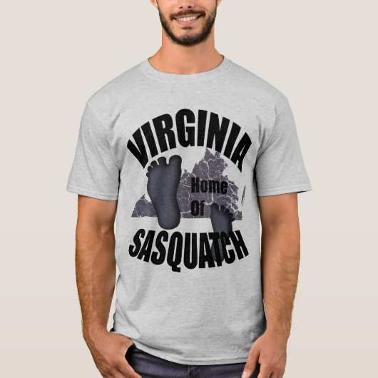 Virginia Zuhause des T - Shirt Sasquatch (Vorderseite)