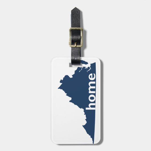 Virginia-Zuhause Gepäckanhänger (Vorderseite vertikal)