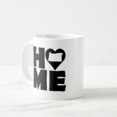Virginia Zuhause Heart Staat Tasse oder Travel Mug (Vorderseite Links)