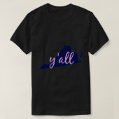 Virginia - Zuhause von Y_all T-Shirt (Design vorne)