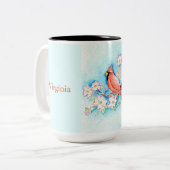 Virginia Zweifarbige Tasse (Vorderseite Links)