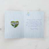 Virginiabluebells-Tochter-Geburtstag Karte (Innenseite)