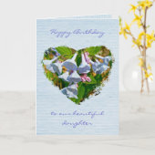 Virginiabluebells-Tochter-Geburtstag Karte (Gelbe Blume)