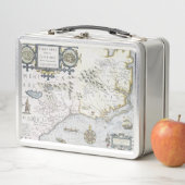 Virginiae Einzelteil und Floridae Americae Metall Brotdose (Beispiel)