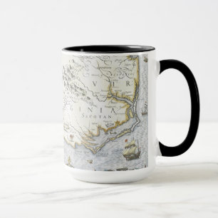 Virginiae Einzelteil und Floridae Americae Tasse