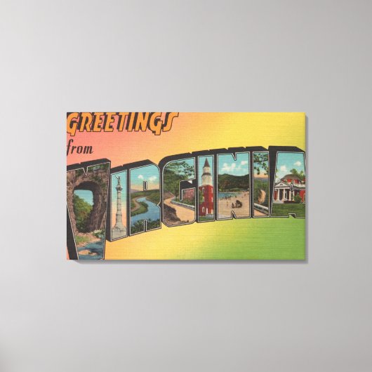 VirginiaGroße BriefszenenVirginia 4 Leinwanddruck (Vorderseite)