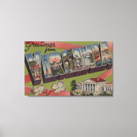 VirginiaGroße BriefszenenVirginia 5 Leinwanddruck (Vorderseite)