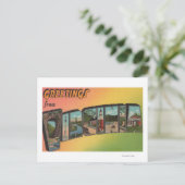 VirginiaGroße BuchstabenszenenVirginia Postkarte (Stehend Vorderseite)
