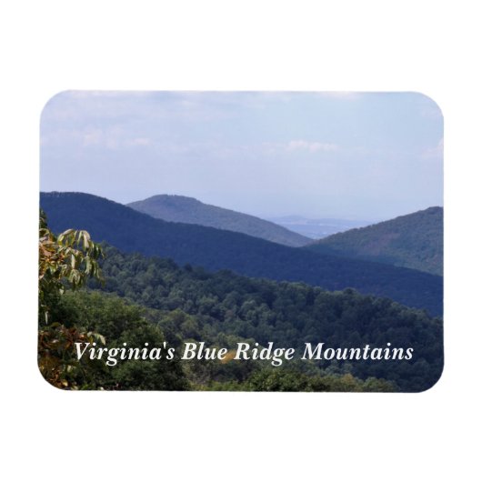 Virginias Blaue Ridge Mountains Magnet (Horizontal)