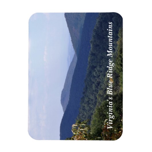 Virginias Blaue Ridge Mountains Magnet (Vertikal)