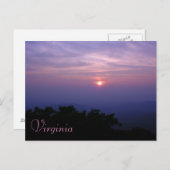 Virginias Shenandoah-Tal Postkarte (Vorne/Hinten)