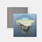 Virginia's Triple Crown (Pfeilspitzen) Magnet (Vorderseite/Rückseite)