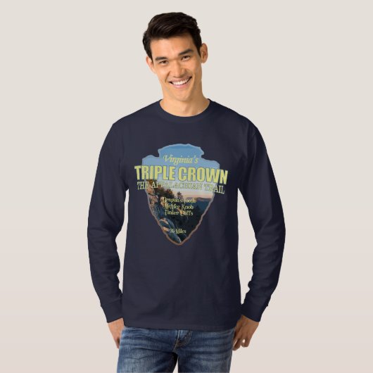 Virginia's Triple Crown (Pfeilspitzen) T-Shirt (Vorne ganz)