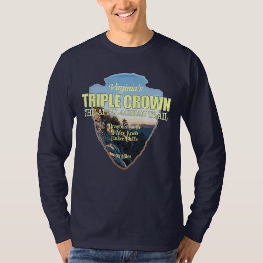 Virginia's Triple Crown (Pfeilspitzen) T-Shirt (Vorderseite)