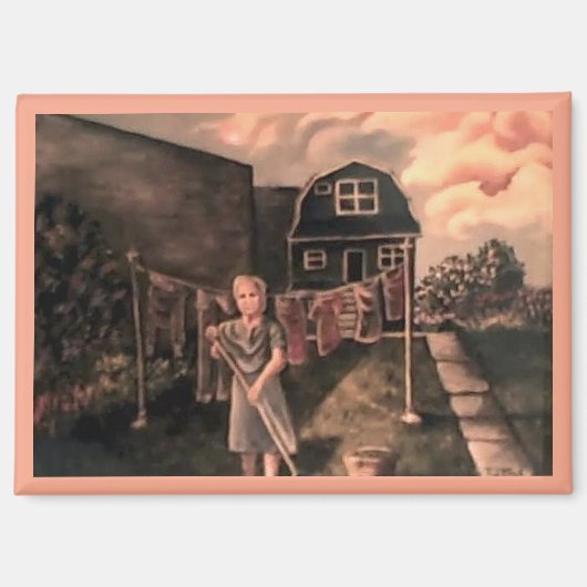 Virginias Zuhause Magnet (Vorderseite)