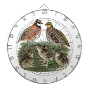 Virginiawachtelfamilie Dartscheibe