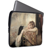 Virginie (Die Pariser Frau) (von Albert Edelfelt) Laptopschutzhülle (Vorne Rechts)