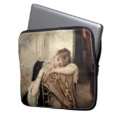 Virginie (Die Pariser Frau) (von Albert Edelfelt) Laptopschutzhülle (Vorderseite Links)