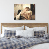 Virginie (Die Pariser Frau) (von Albert Edelfelt) Leinwanddruck (Insitu (Schlafzimmer))