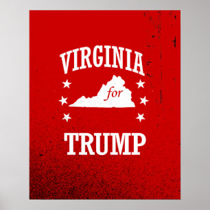 VIRGINIEN FÜR TRUMP POSTER