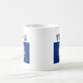 Virginina // Nationale Staatsflagge der USA Kaffeetasse (Mittel)