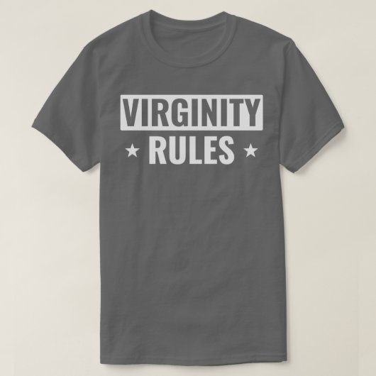 Virginity Rules Jungfrau1 T-Shirt (Design vorne)
