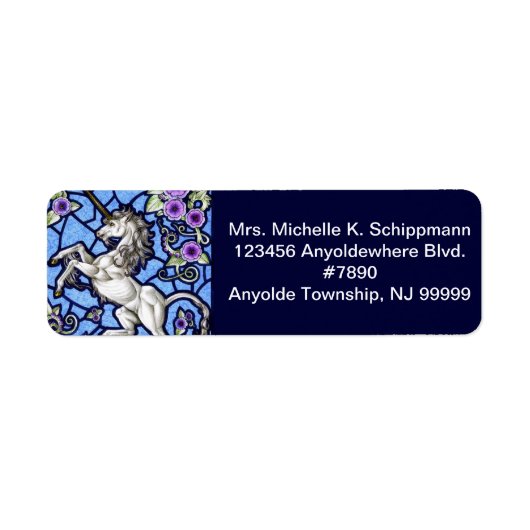 Virginsnowe-Rücksendeadresse (Vorne)