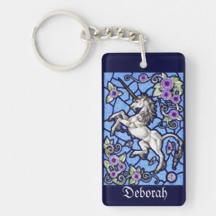 Virginsnowe-Schlüsselanhänger Akryllisches Recht Schlüsselanhänger