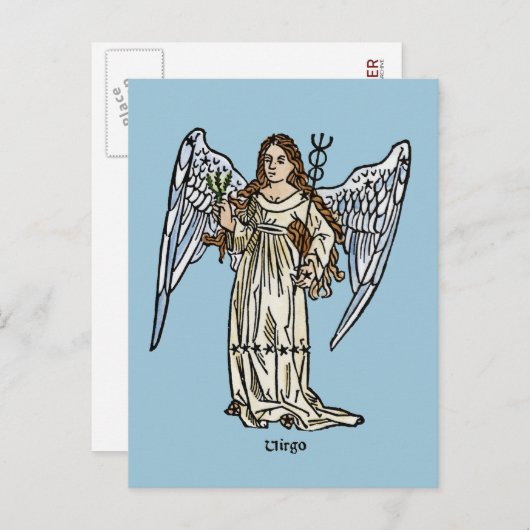 Virgo, 1482 postkarte (Vorne/Hinten)