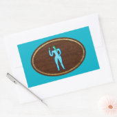 Virgo 2008 rechteckiger aufkleber (Umschlag)