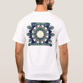Virgo 2026 Geometric Virgo Symbol Mandala | Refine T-Shirt (Rückseite)